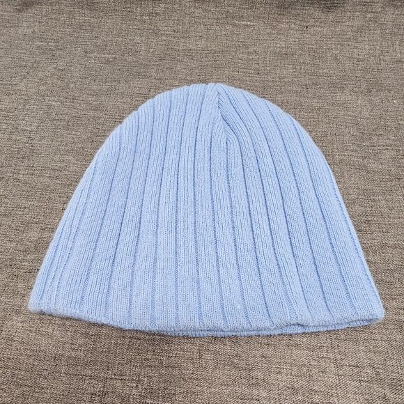 Jim Benton Happy Bunny Beanie Blue Knit “You're Just a Sissy” Acrylic Hat - Picture 5 of 11